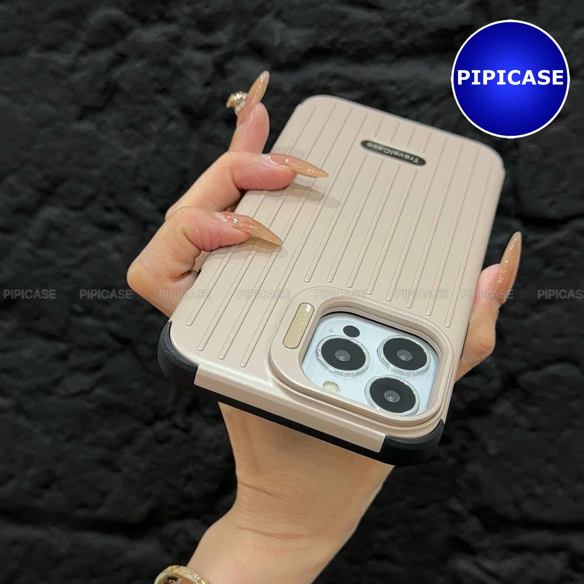 Ốp Lưng iPhone 12 Pro Max - Hondao - Nâu Nhạt_thumbnail_1