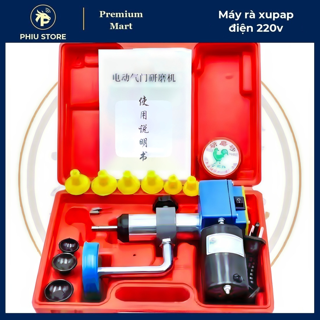 Máy Rà Xupap Điện 220V 160W - Máy Xoáy Xupap Đa Năng Cho Ô Tô Xe Máy_thumbnail_7