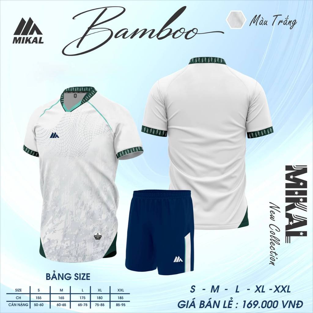 BST Quần Áo Bóng Đá Mikal Bamboo K8 Thun Mè Cao Cấp Thoáng Khí Thể Thao Đương Đại_thumbnail_4