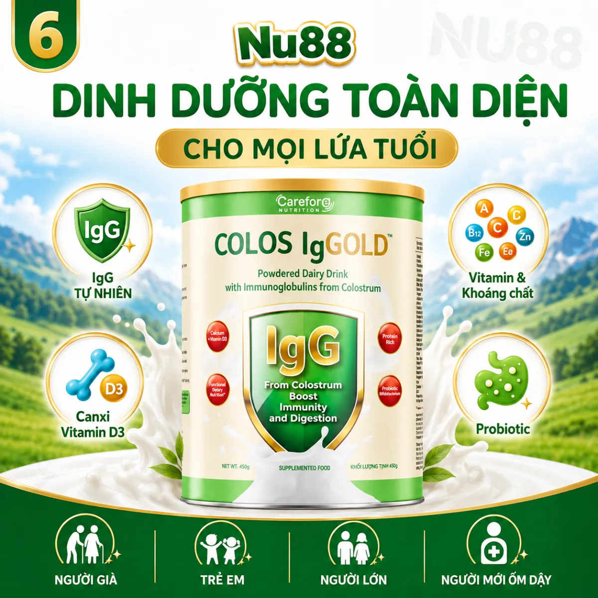 Sữa non COLOS IgGOLD nhập khẩu New Zealand - mẫu mới của Alpha Lipid_thumbnail_11
