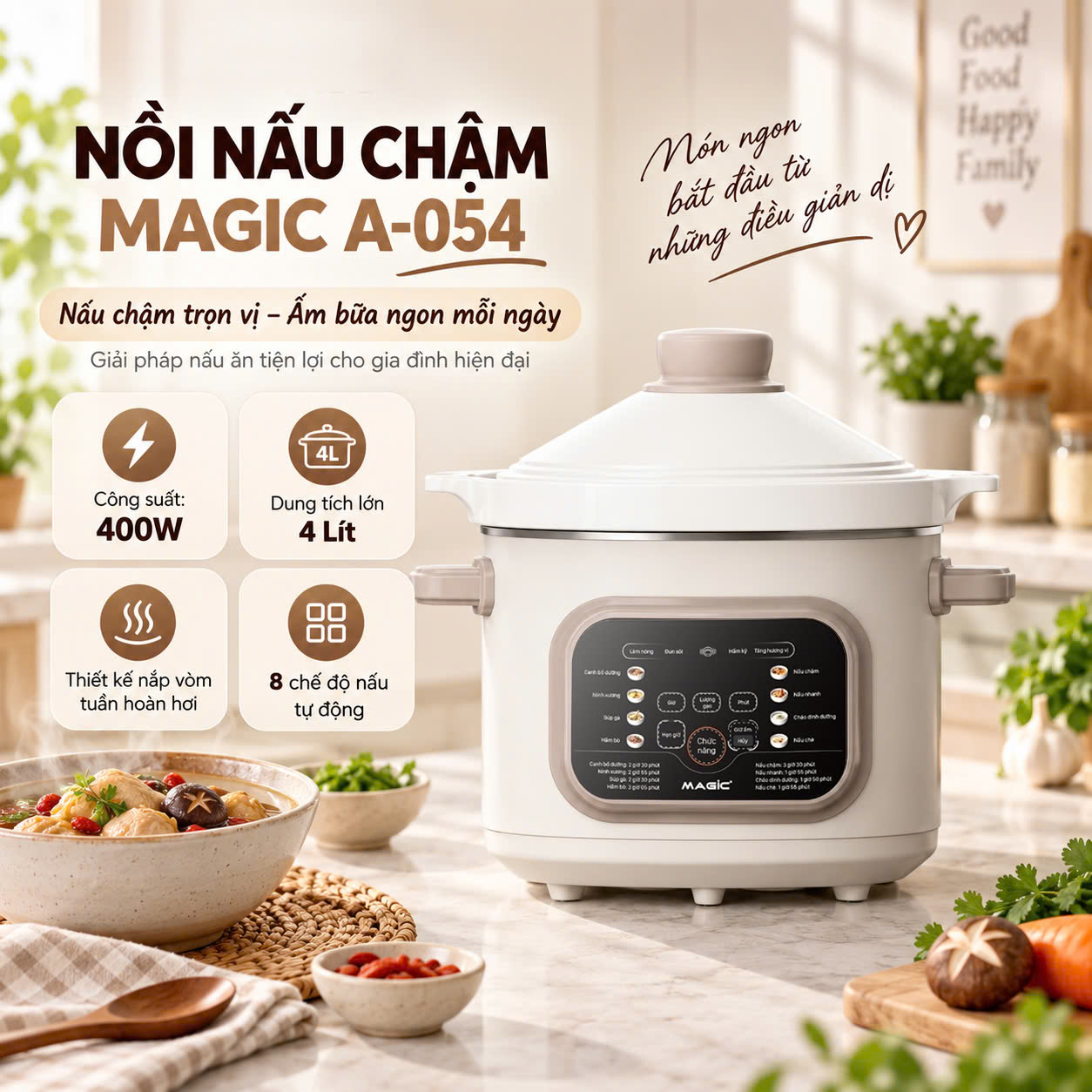 NỒI NẤU CHẬM MAGIC
