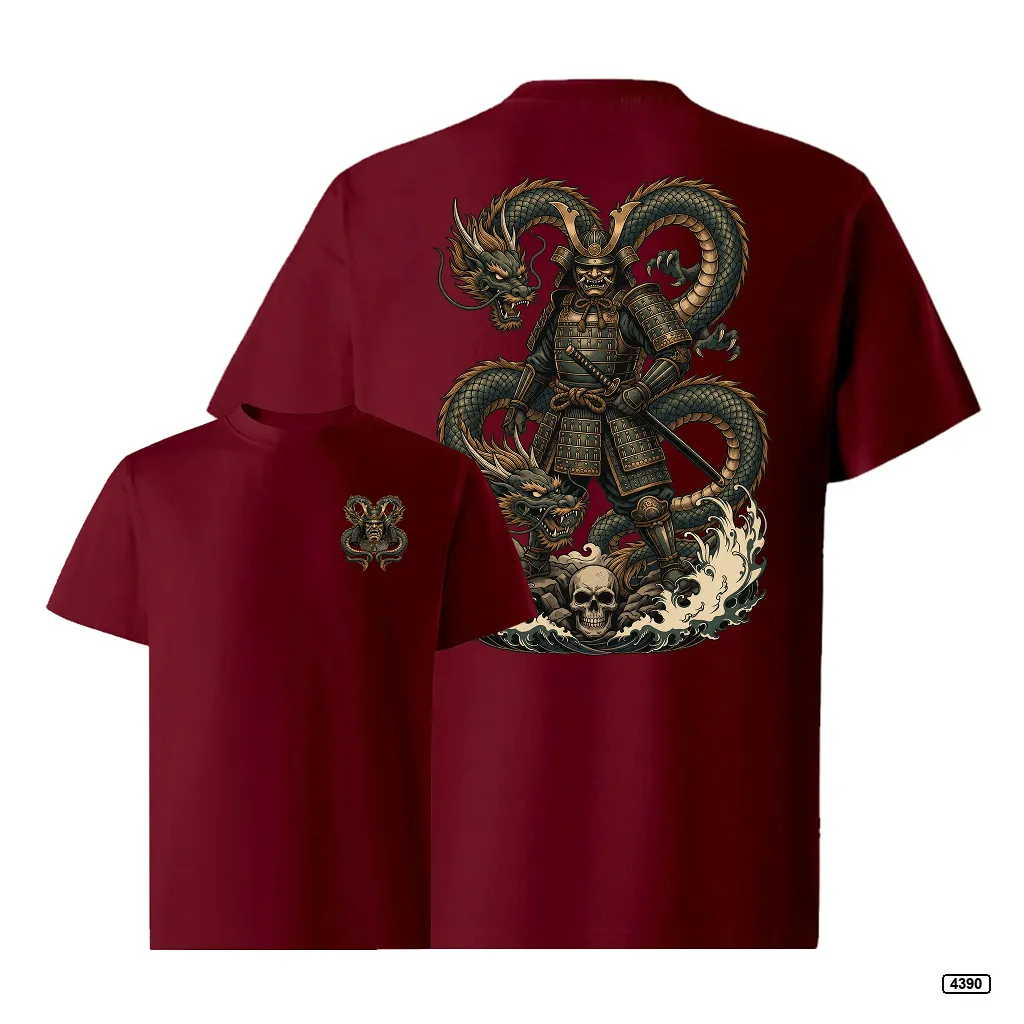 Áo thun nam samurai serpent form rộng TeePrint 4390_thumbnail_19