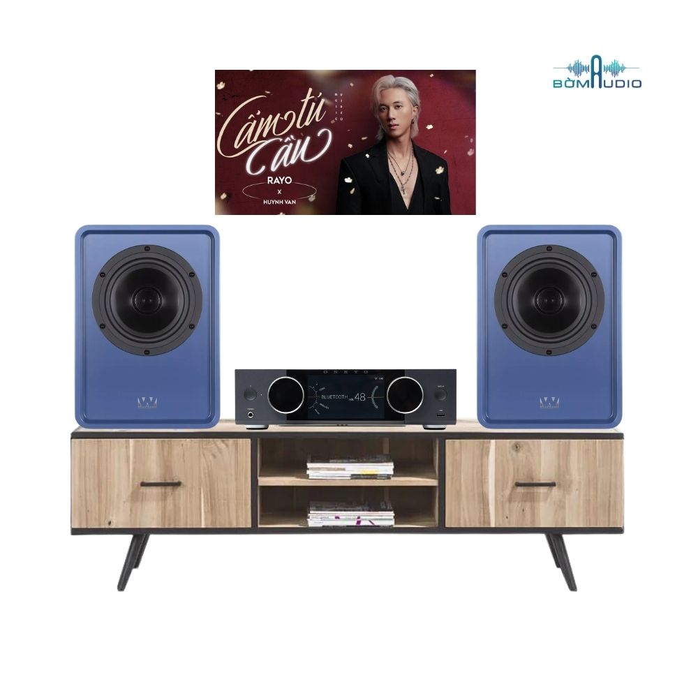 Combo Amply ONKYO MUSE Y-40 + Loa Bookshelf WHARFEDALE DENTON 1S - ONW5