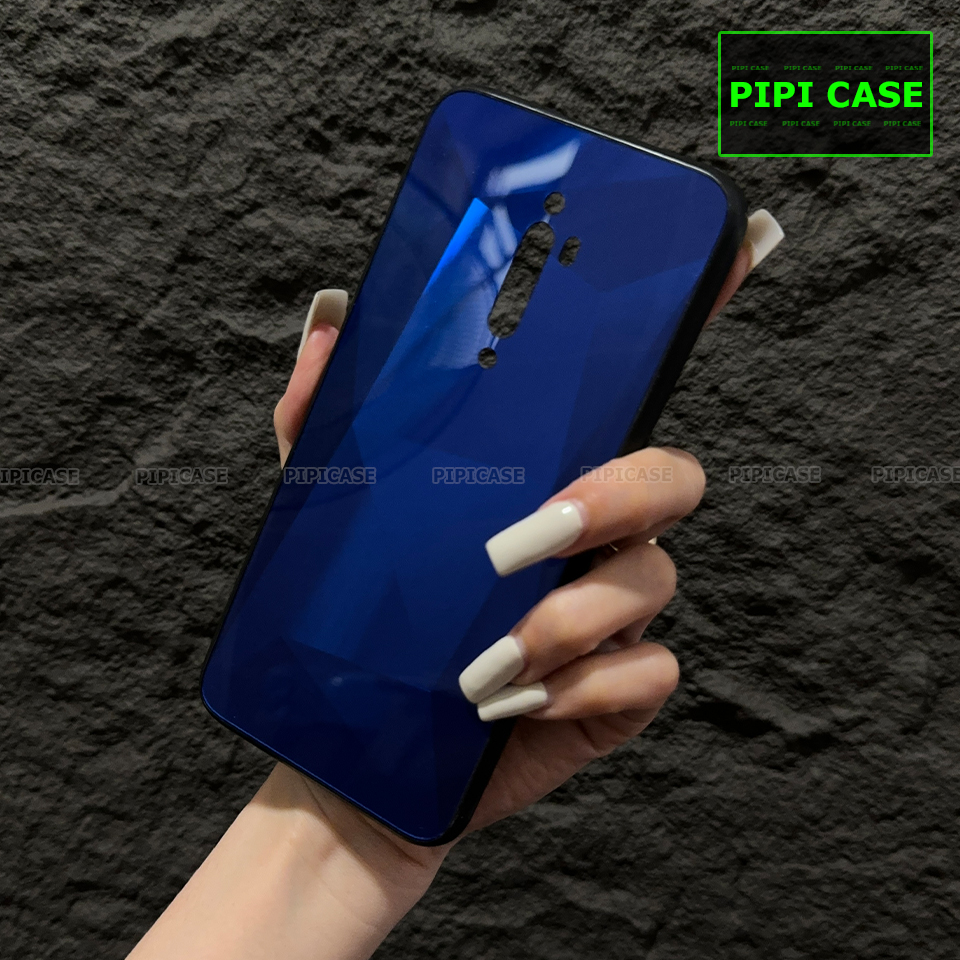 Ốp Lưng Oppo Reno 2F - Kim Cương 6D - Xanh_thumbnail_3