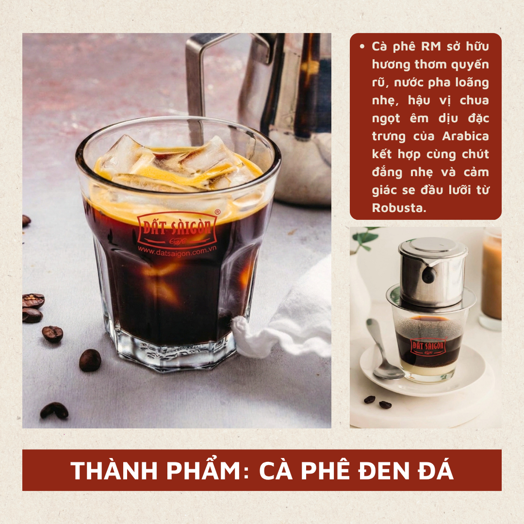 RM- 100g Cafe Ro + Moka Dành Cho Quán Café Pha Máy Tạo Lớp Crema Dầy Vàng Óng_thumbnail_6