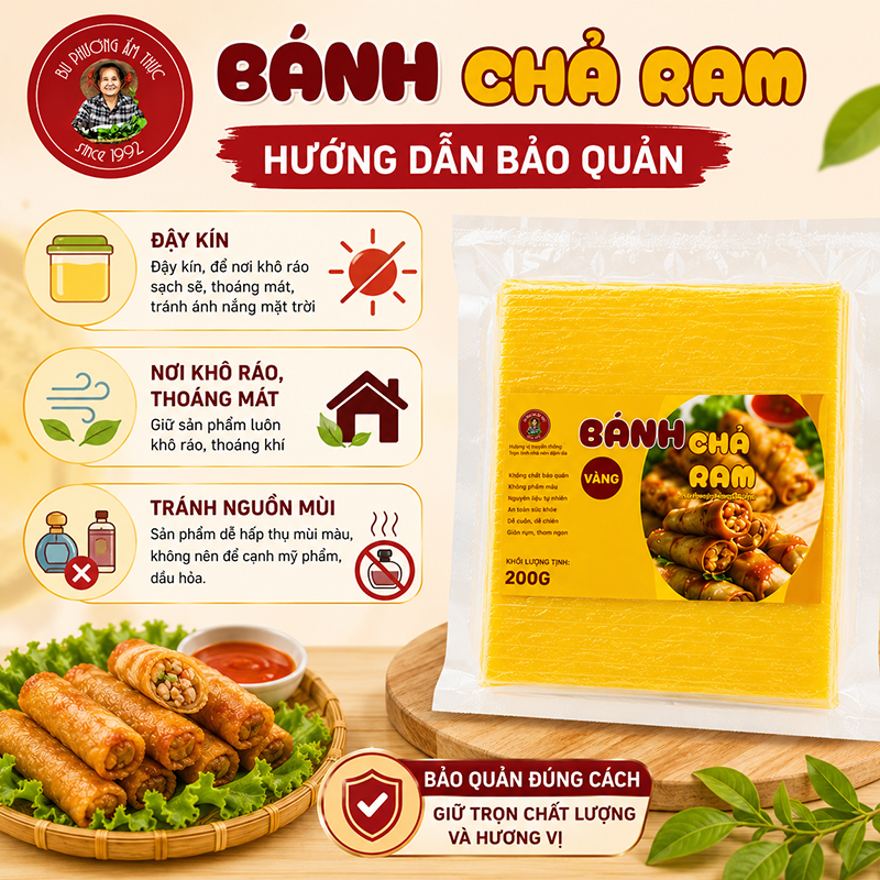 Combo 3 Bánh Chả Ram Bu Phương 200g – Vỏ Cuốn Nem Mềm Dễ Cuốn, Chiên Vàng Giòn Rụm - BP35-3_thumbnail_7