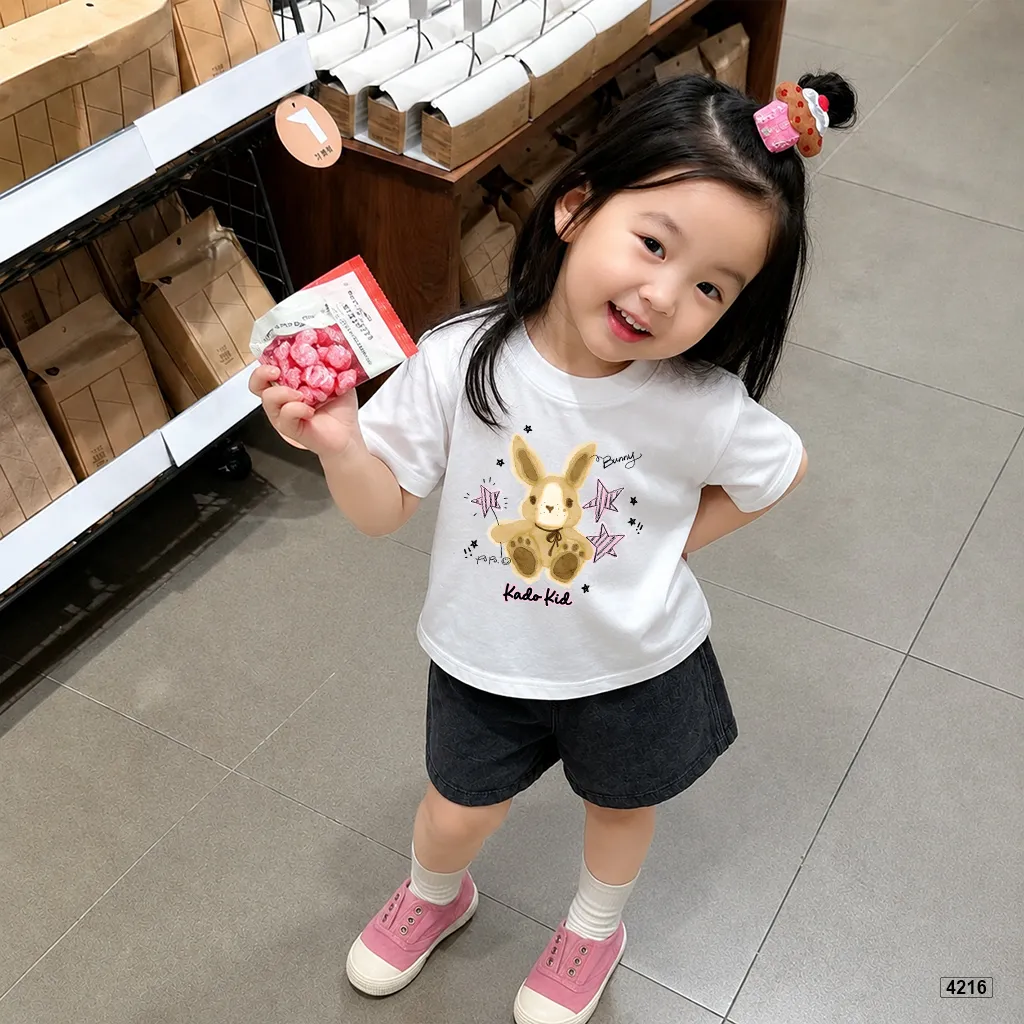 Áo thun bé gái Bunny đáng yêu Kado 4216_thumbnail_3