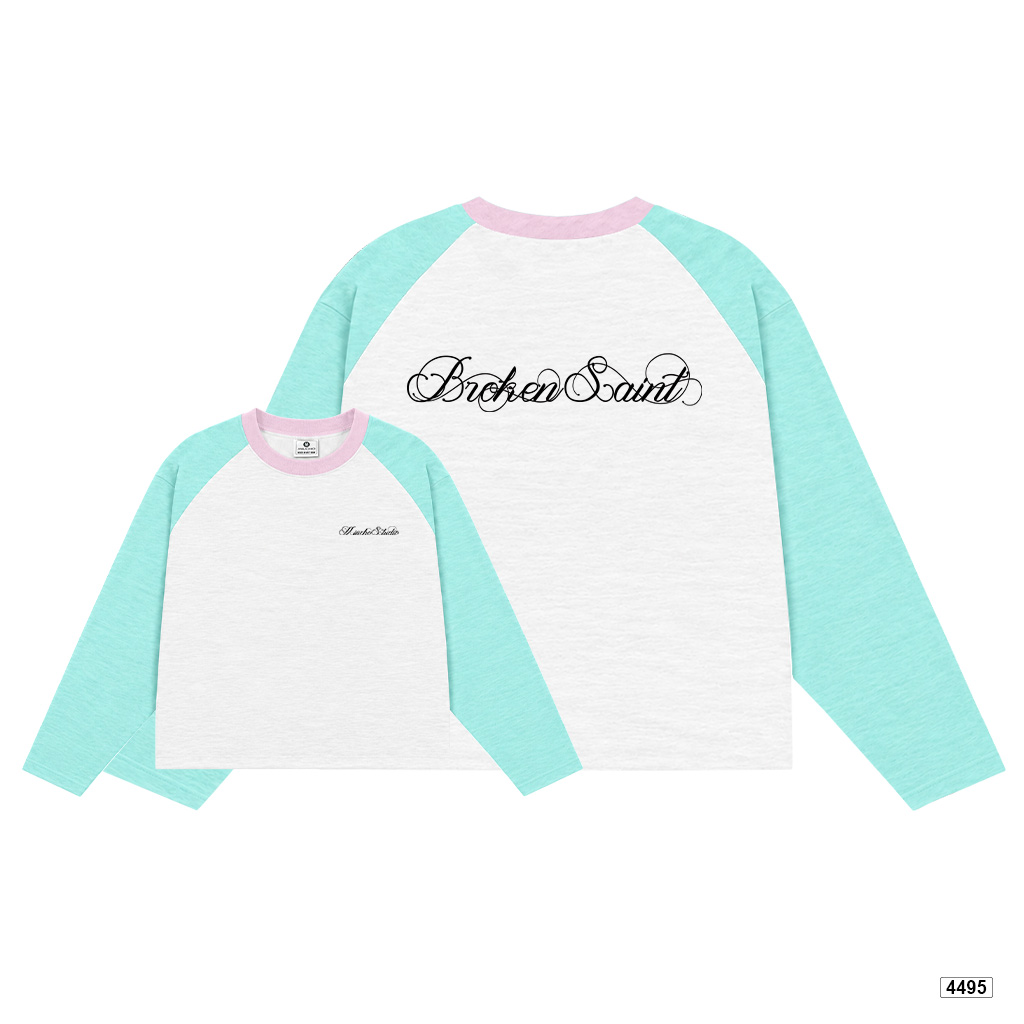 Áo thun tay dài boxy Miucho cotton xược thoáng mát mềm mịn 4495_thumbnail_9