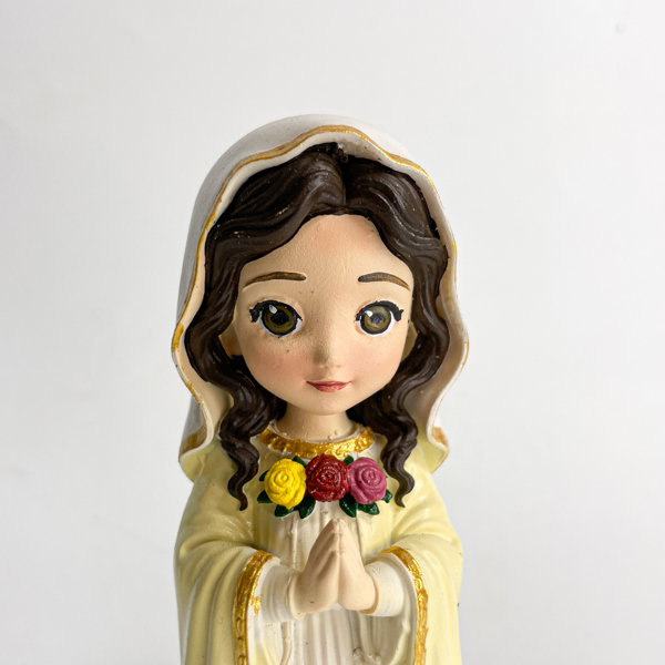Tượng Đức Mẹ hoa hồng chibi 15cm_thumbnail_1