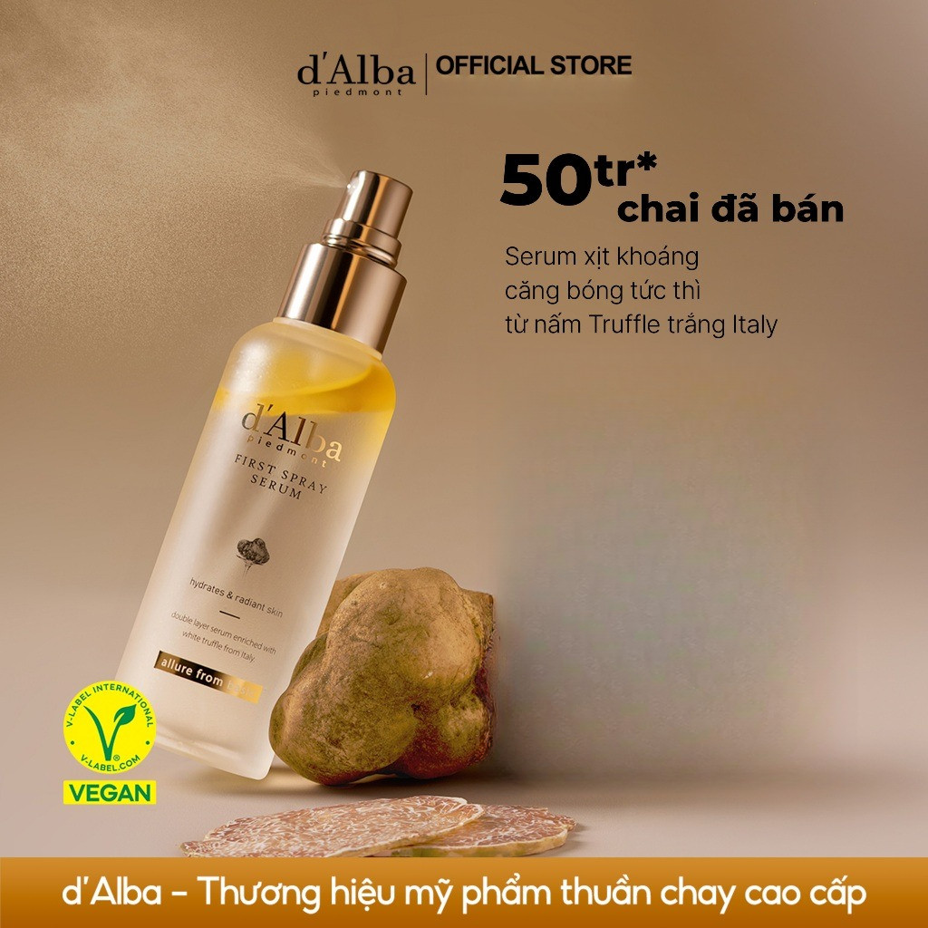 [d'ALBA] Serum dạng xịt d'Alba White Truffle 100ml