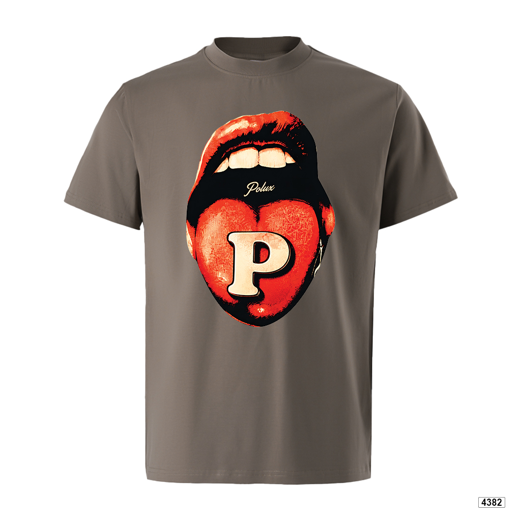 Áo thun nam Red Lips Graphic form rộng cá tính Polux 4382_thumbnail_16