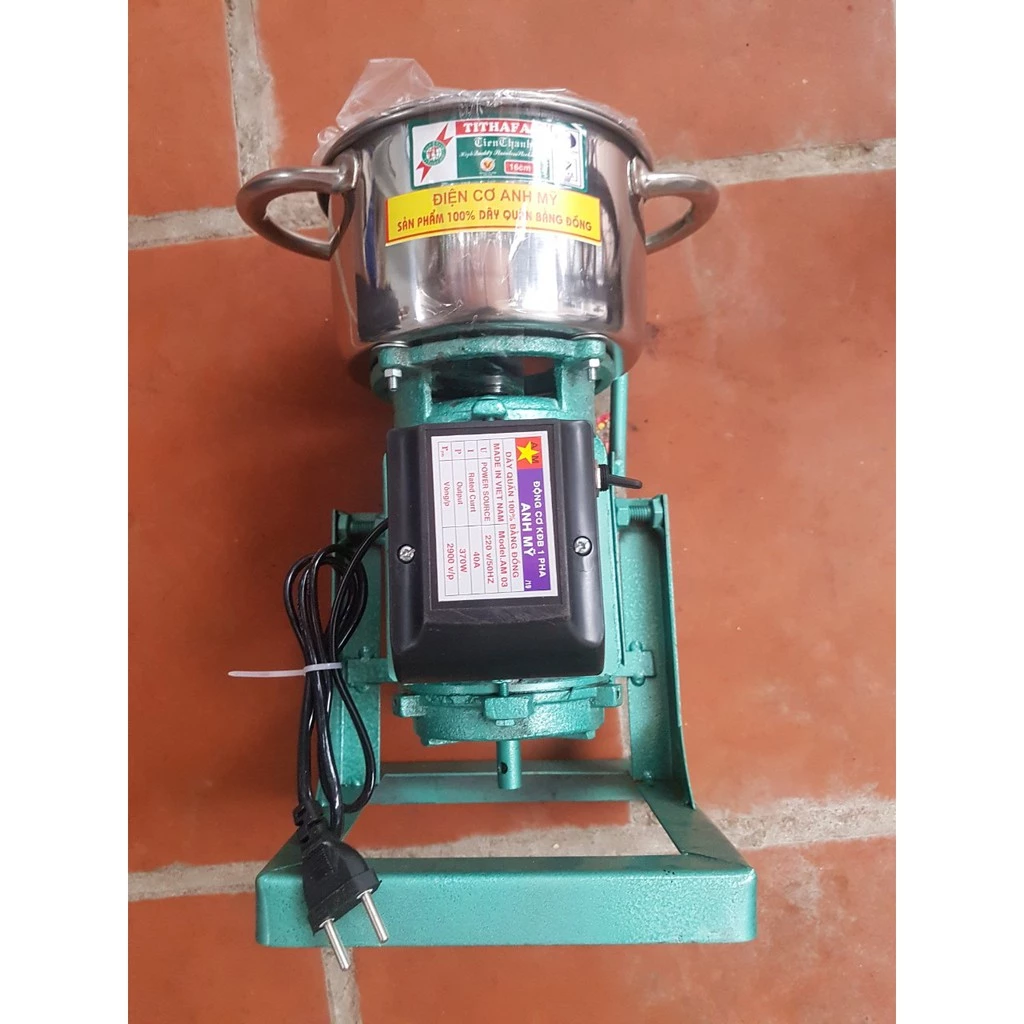 Máy xay thịt, ruốc, giò, chả công nghiệp đa năng 1100W nồi inox 22cm  - chạy êm - Giá rẻ_thumbnail_8