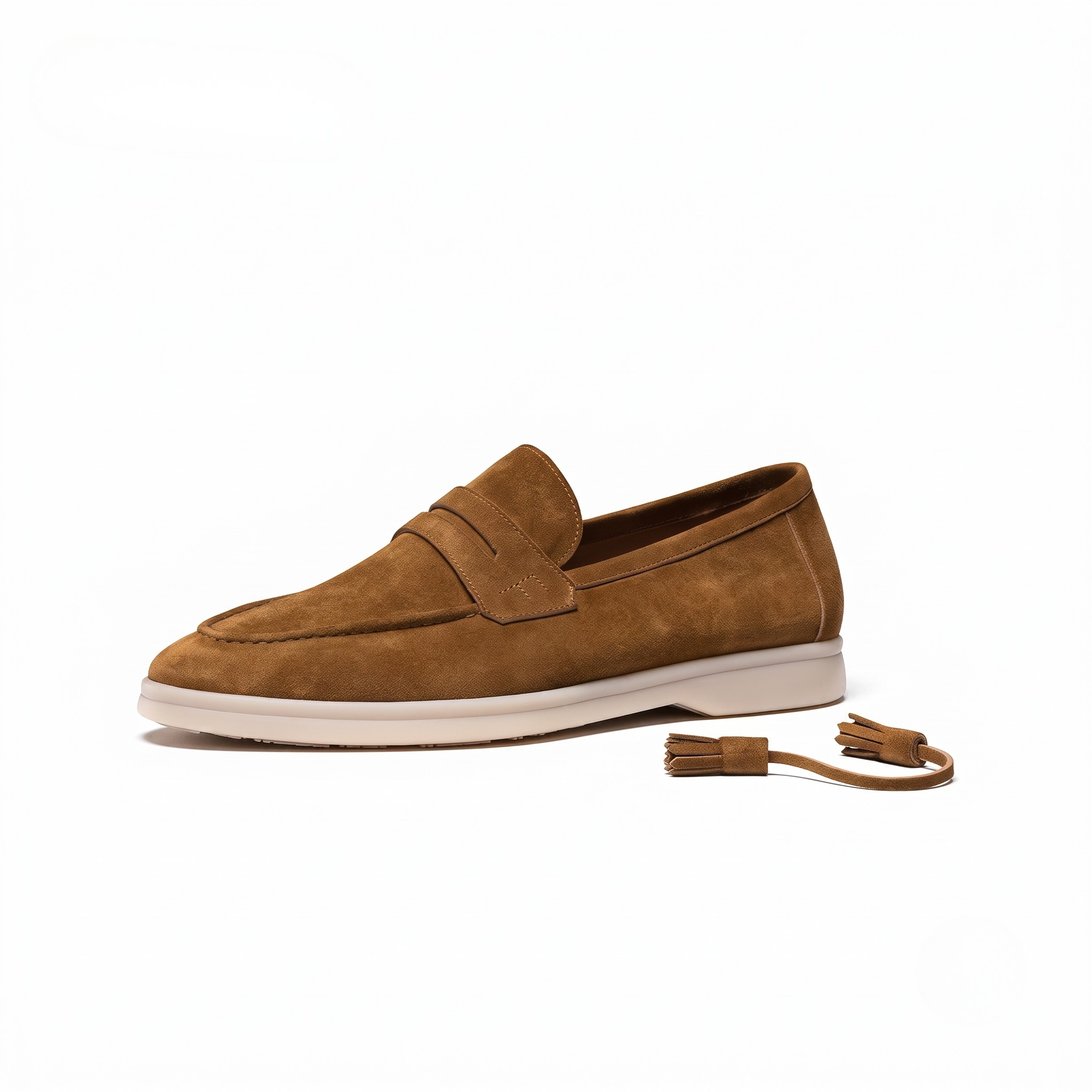 Giày Loafer Da Lộn Sorrento Chuông Tháo Rời_thumbnail_2