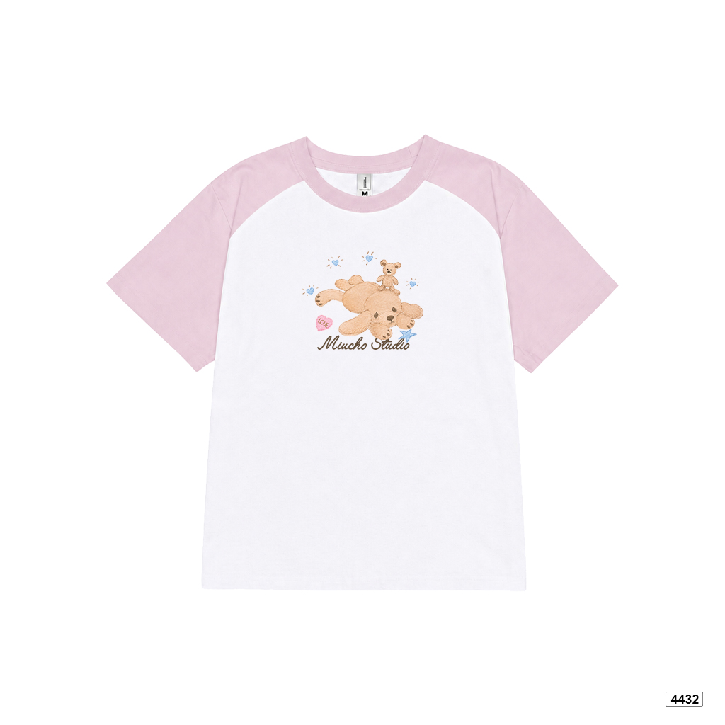 Áo baby tee form ôm nữ lovely bear Miucho 4432_thumbnail_9