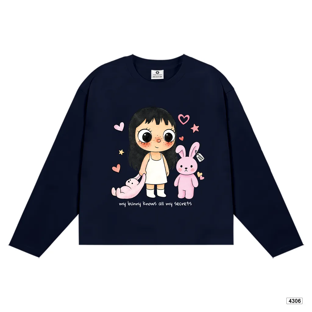 Áo thun tay dài unisex form boxy Miucho 4306_thumbnail_10