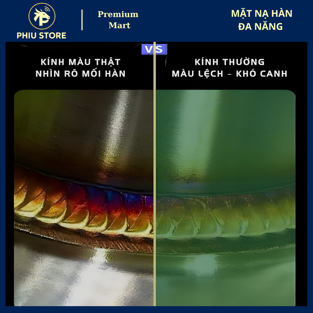 Mặt Nạ Hàn Tự Động Đổi Màu