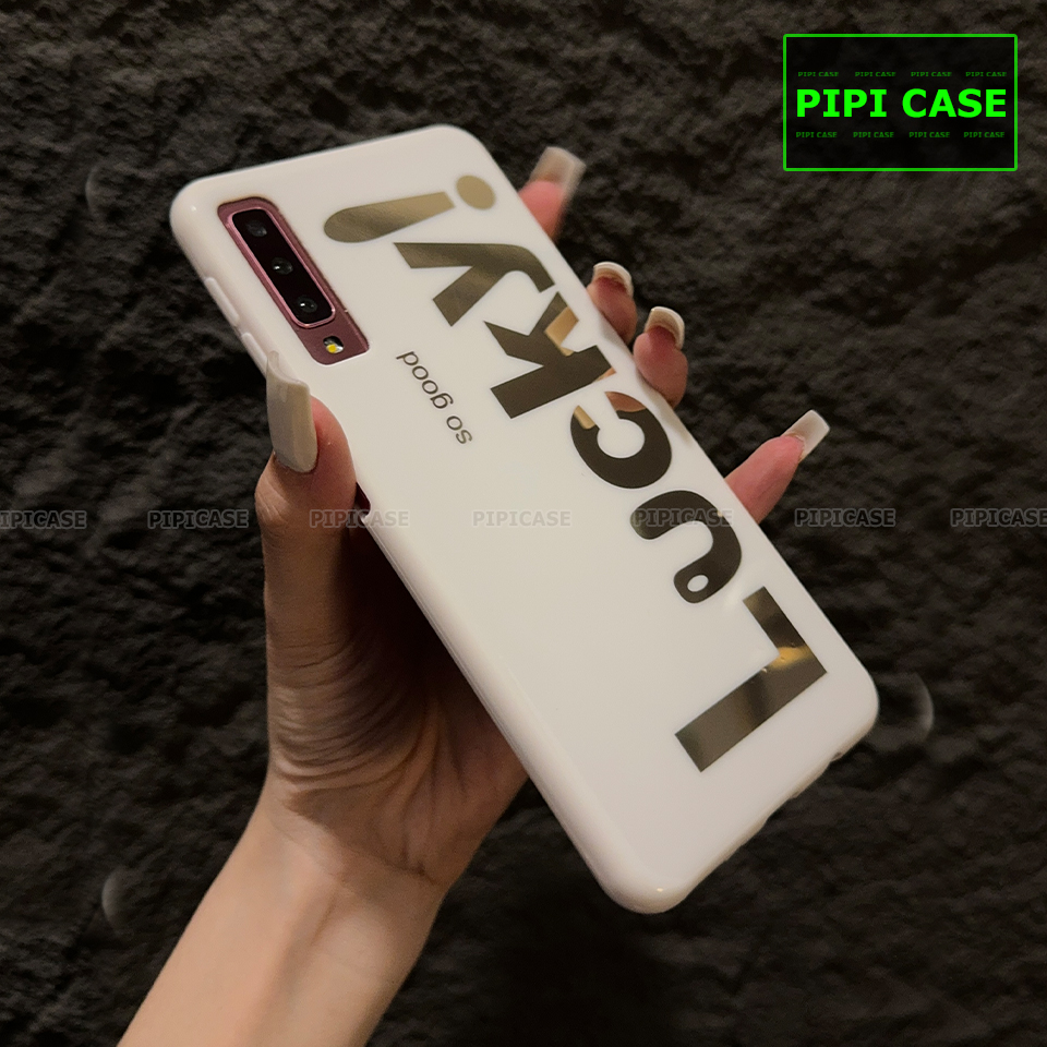 Ốp Lưng Samsung A7 2018 - Lucky - Trắng_thumbnail_2