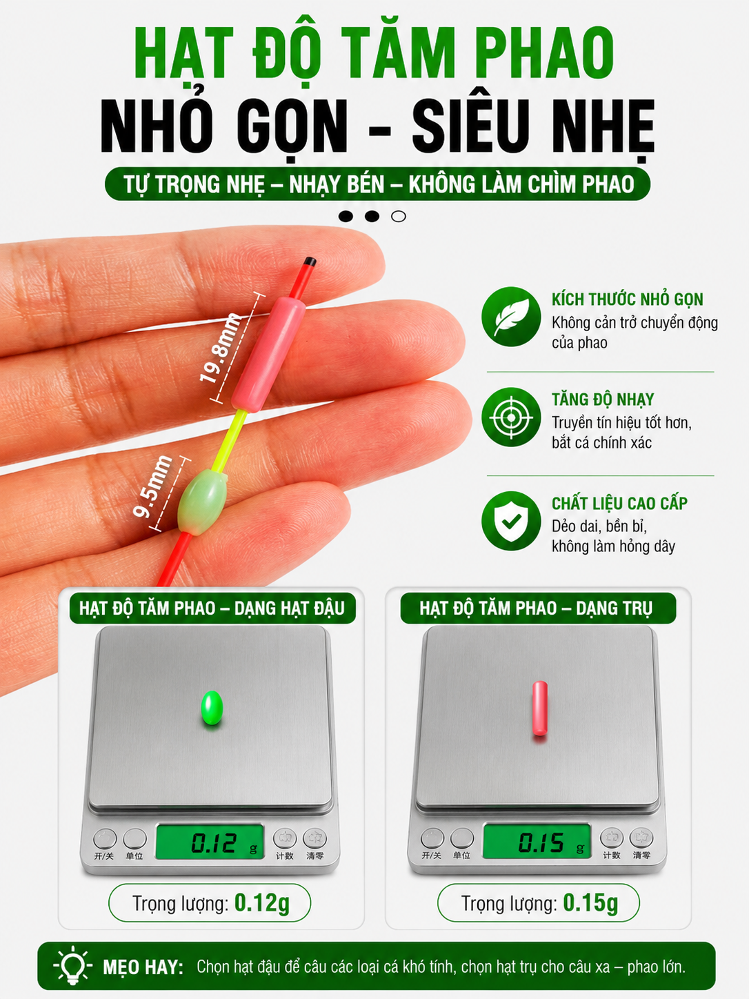 Hạt Độ Tăm Phao Dạ Quang Phát Sáng_thumbnail_4
