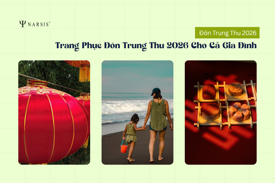Trang Phục Đón Trung Thu 2026 Cho Cả Gia Đình: Cách Phối Đồ