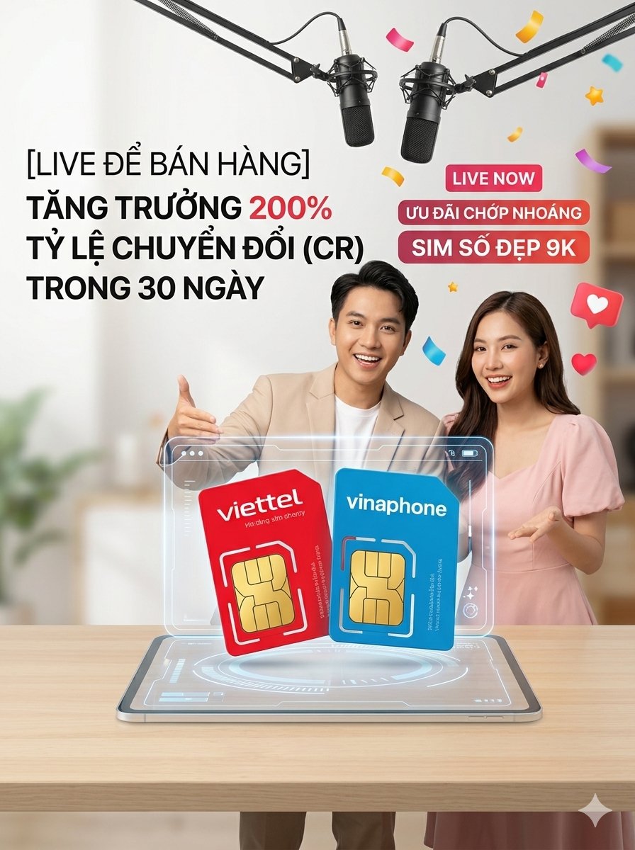 Đột phá doanh thu với chuỗi giải pháp Livestream chuyên nghiệp trên TikTok Shop