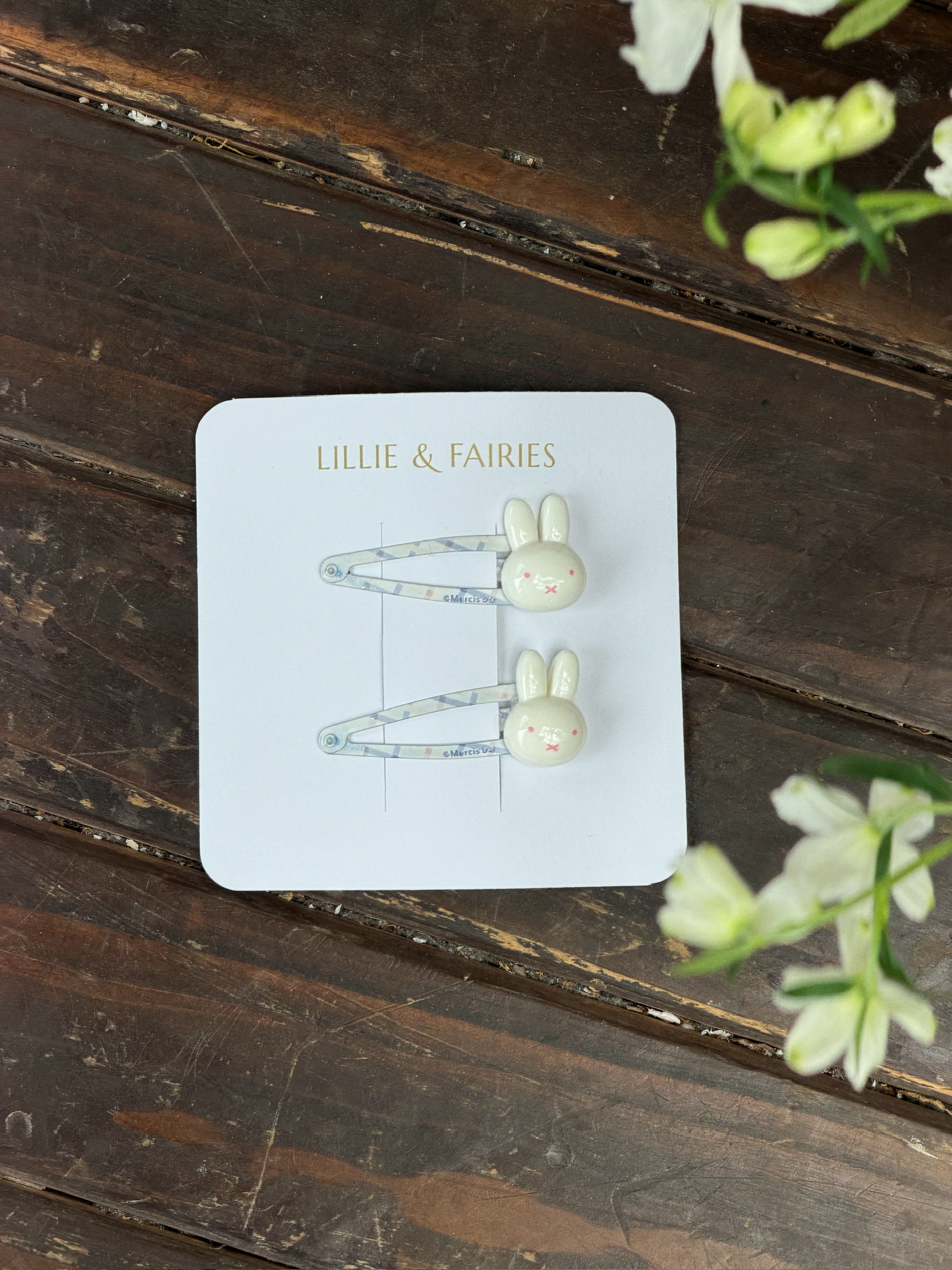 Rabbit Hair Clip Set 26 (Kẹp Bật)