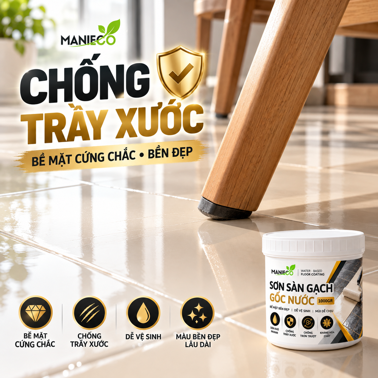 Sơn Gạch, Sàn Đa Năng, Sơn Trên Các Bề Mặt Sàn Gỗ, Gạch, Đá, Xi Măng, Sơn Gốc Nước An Toàn, Mùi Dễ Chịu. Dung Tích 1KG = 5-6m2_thumbnail_11