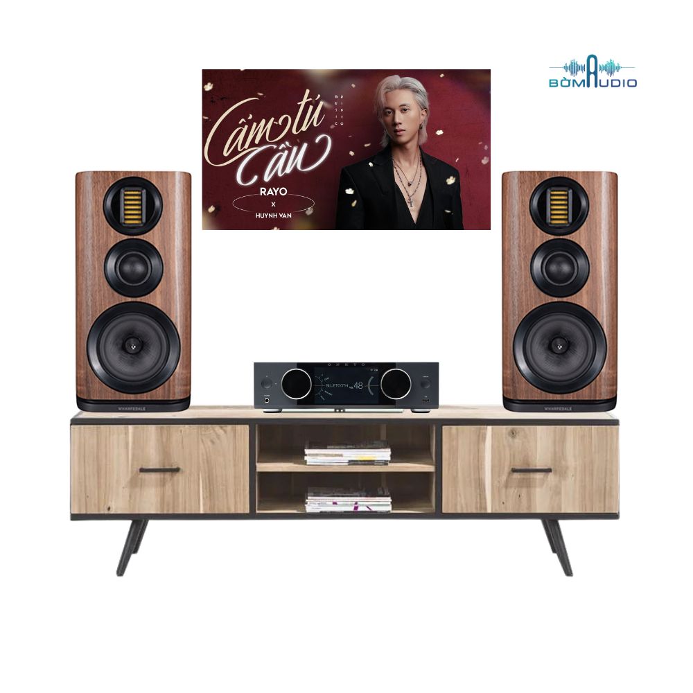 Combo Amply ONKYO MUSE Y-40 + Loa Bookshelf WHARFEDALE EVO 4.2 - ONW4
