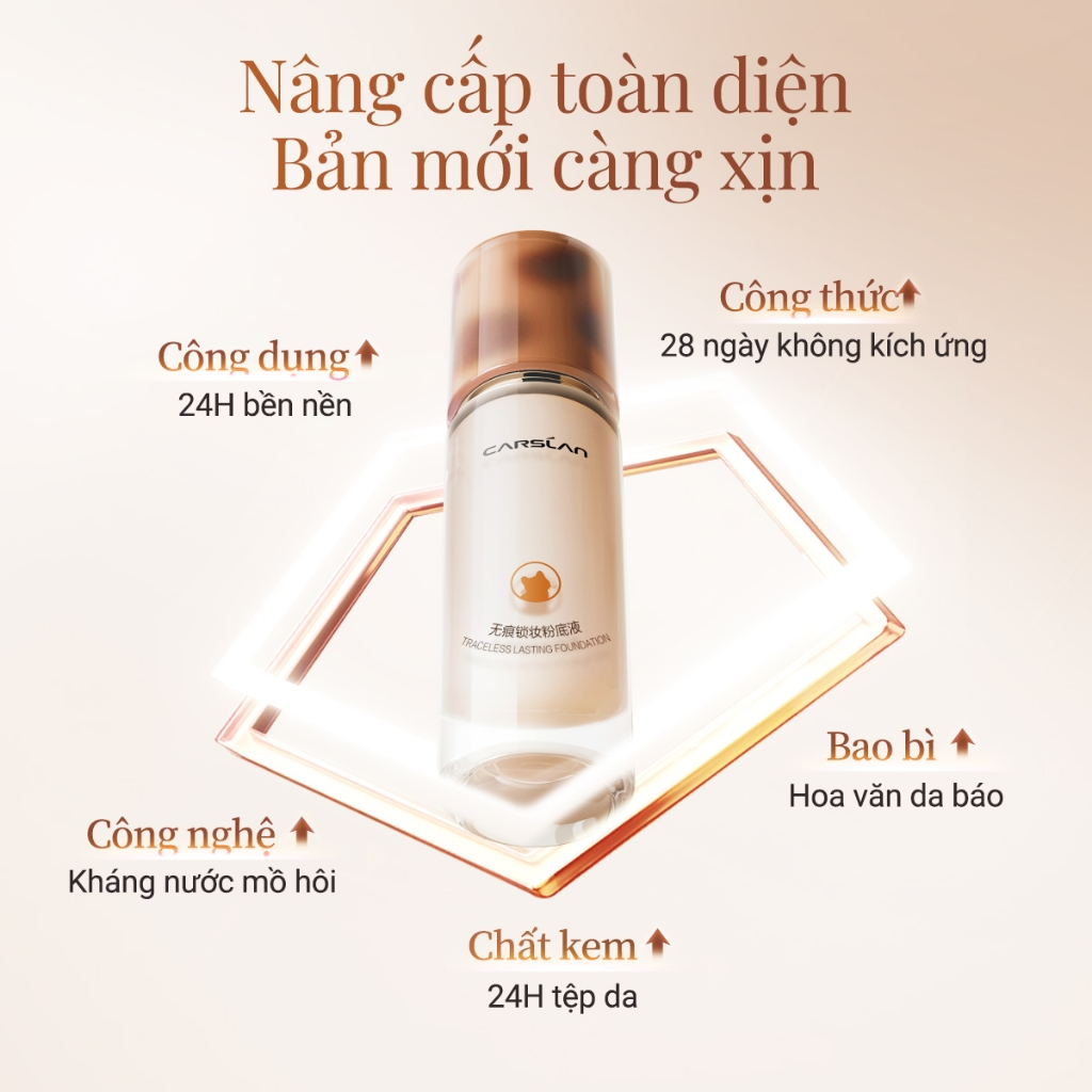 [CARSLAN] Kem nền 4.0 Carslan dưỡng ẩm kiềm dầu lâu trôi 30g_thumbnail_2