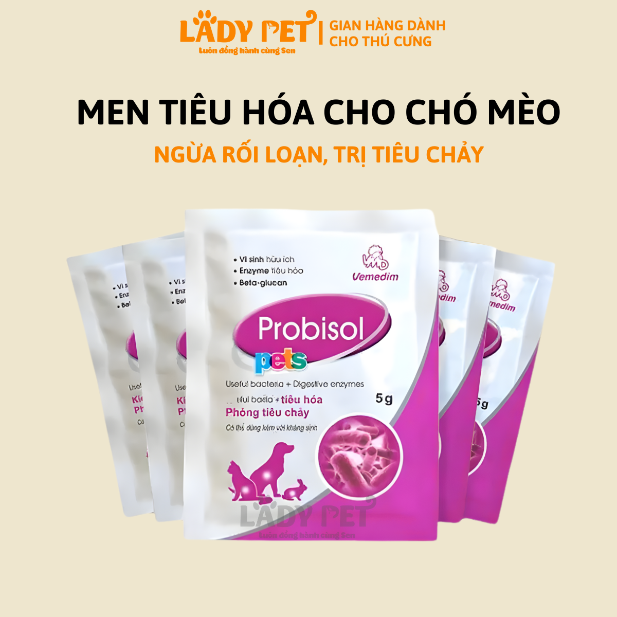 Men Tiêu Hóa Probisol Cho Chó Mèo (5G)_thumbnail_1