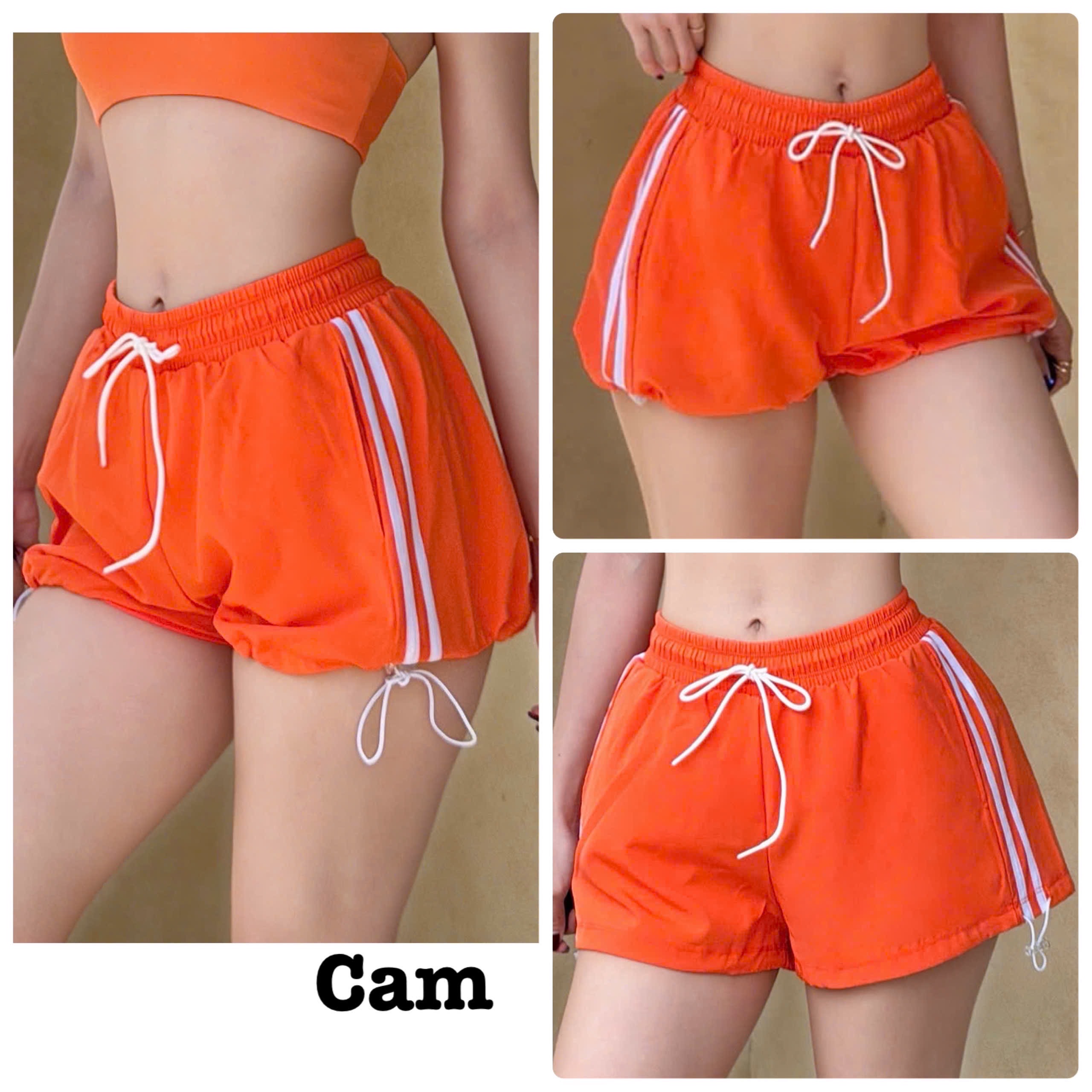 Quần Đùi Thể Thao Tập Gym Chạy Bộ Nữ Yumiisportswear Boxer Bí Ngô Rút Dây Dáng Rộng Kèm Quần Bảo Hộ Chống Lộ Lưng Cao_thumbnail_22