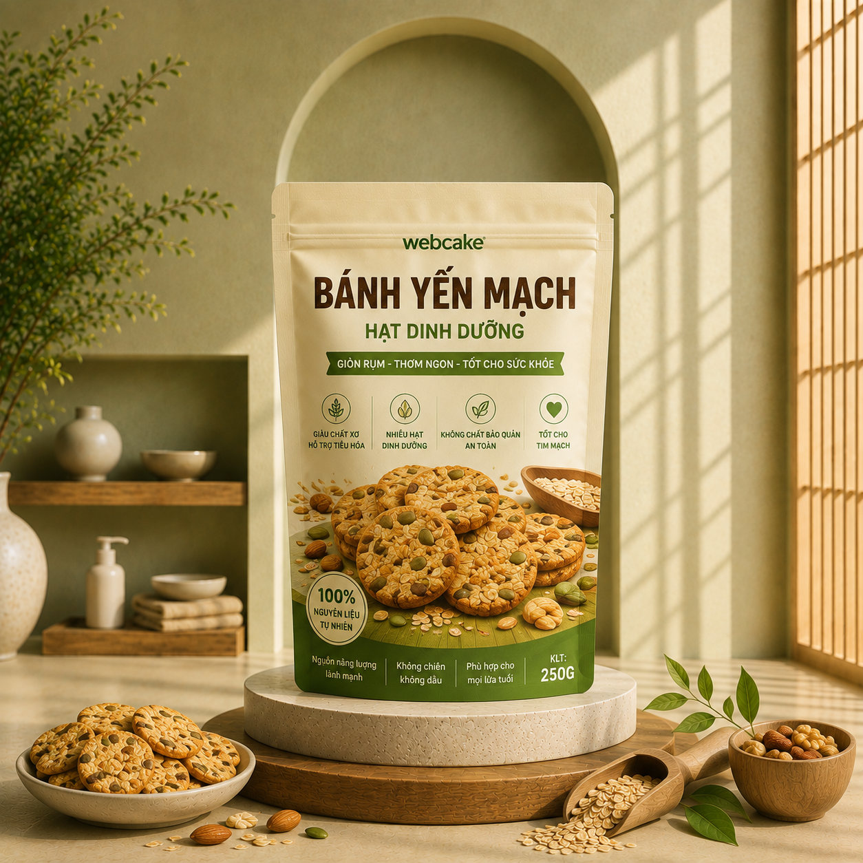 Bún Chùm Ngây Phủ Doãn 500g | Bún Rau Tự Nhiên, Giàu Chất Xơ, Sợi Dai Ngon, Ăn Healthy