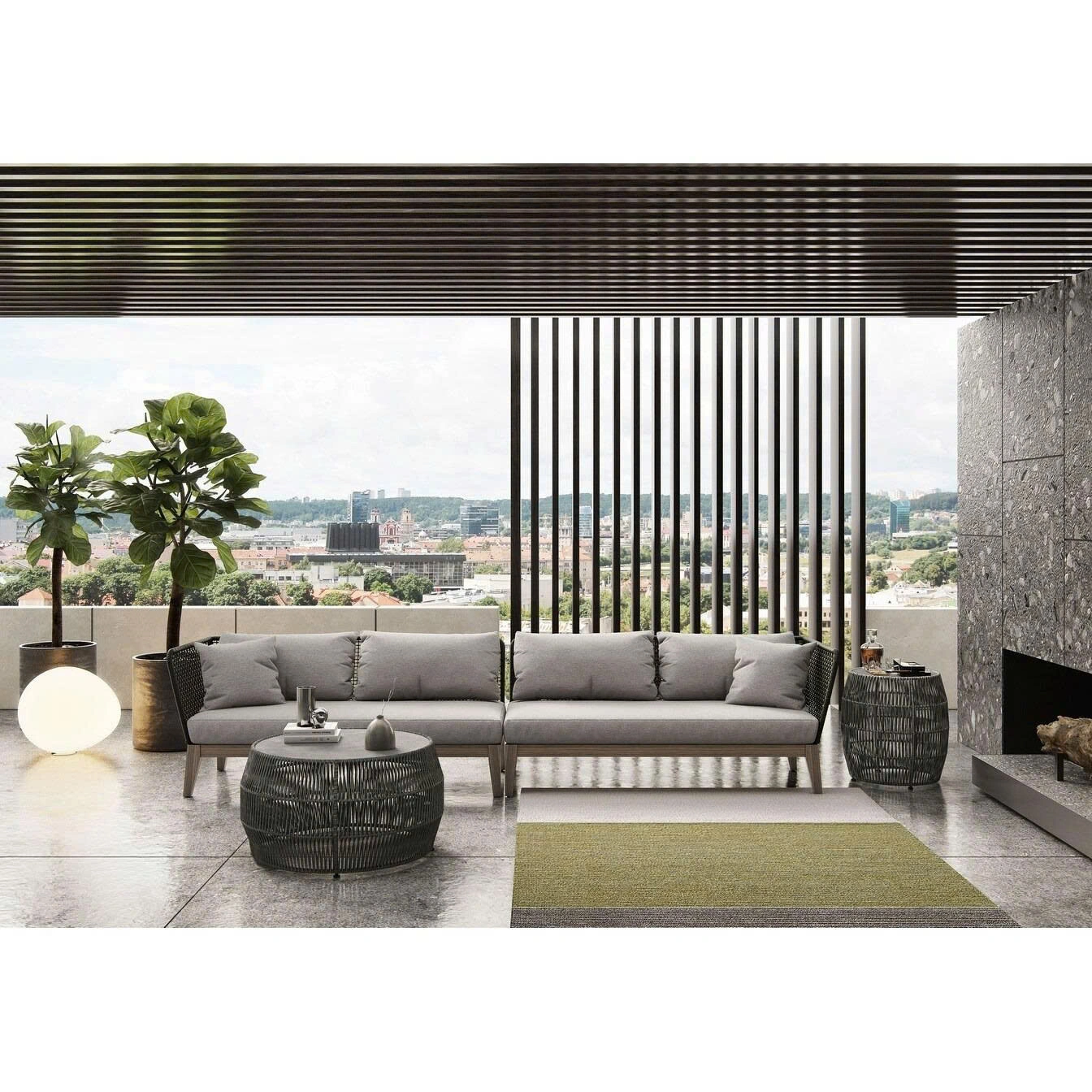 Ghế sofa MODLOFT Netta outdoor 330cm_thumbnail_2