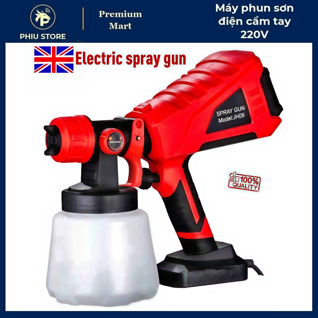 Máy Phun Sơn Điện Cầm Tay 220V 400W/650W - Phun Được Sơn Nước Và Sơn Dầu_thumbnail_1