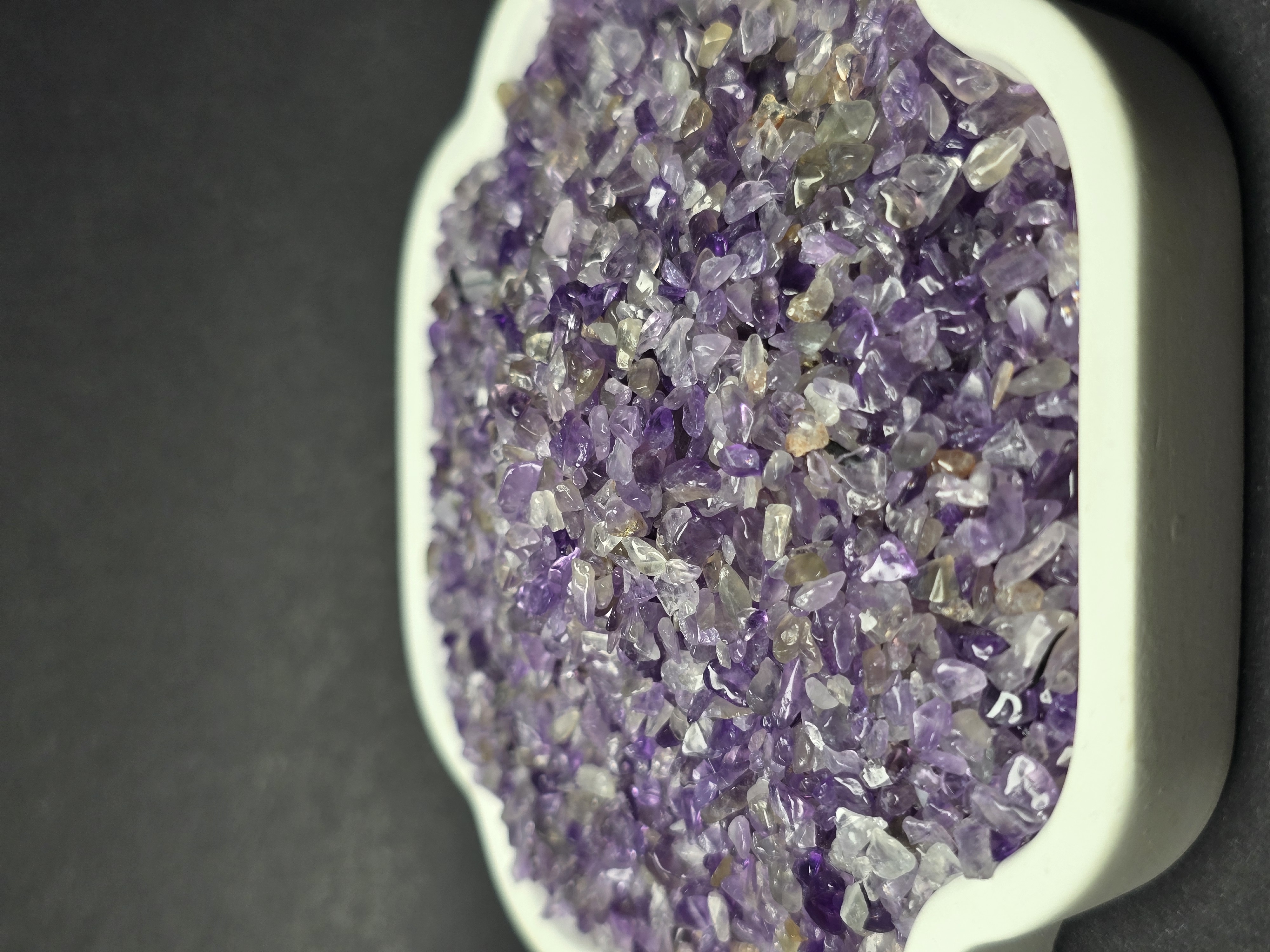 Vụn Đá Thạch Anh Tím Amethyst Siêu Nhỏ