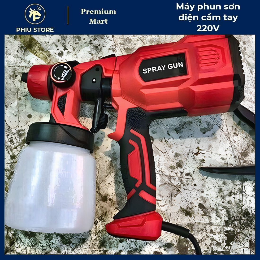 Máy Phun Sơn Điện Cầm Tay 220V 400W/650W - Phun Được Sơn Nước Và Sơn Dầu_thumbnail_4