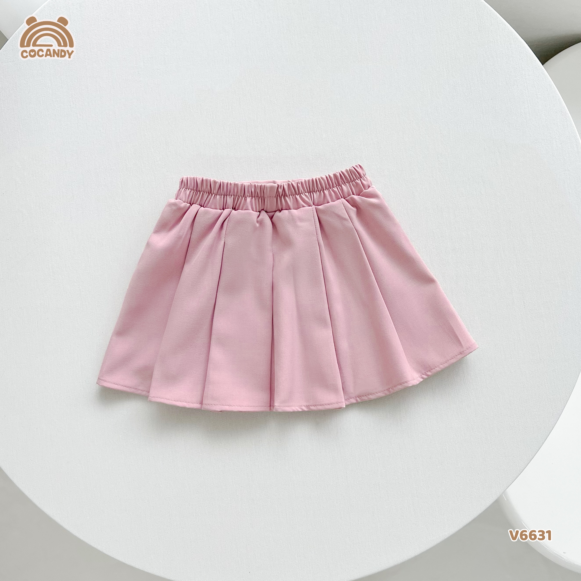 Chân váy HỒNG xếp li 1 nơ_thumbnail_6
