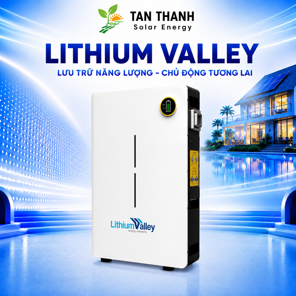 Pin Lưu Trữ Lithium Valley 10.24kWh