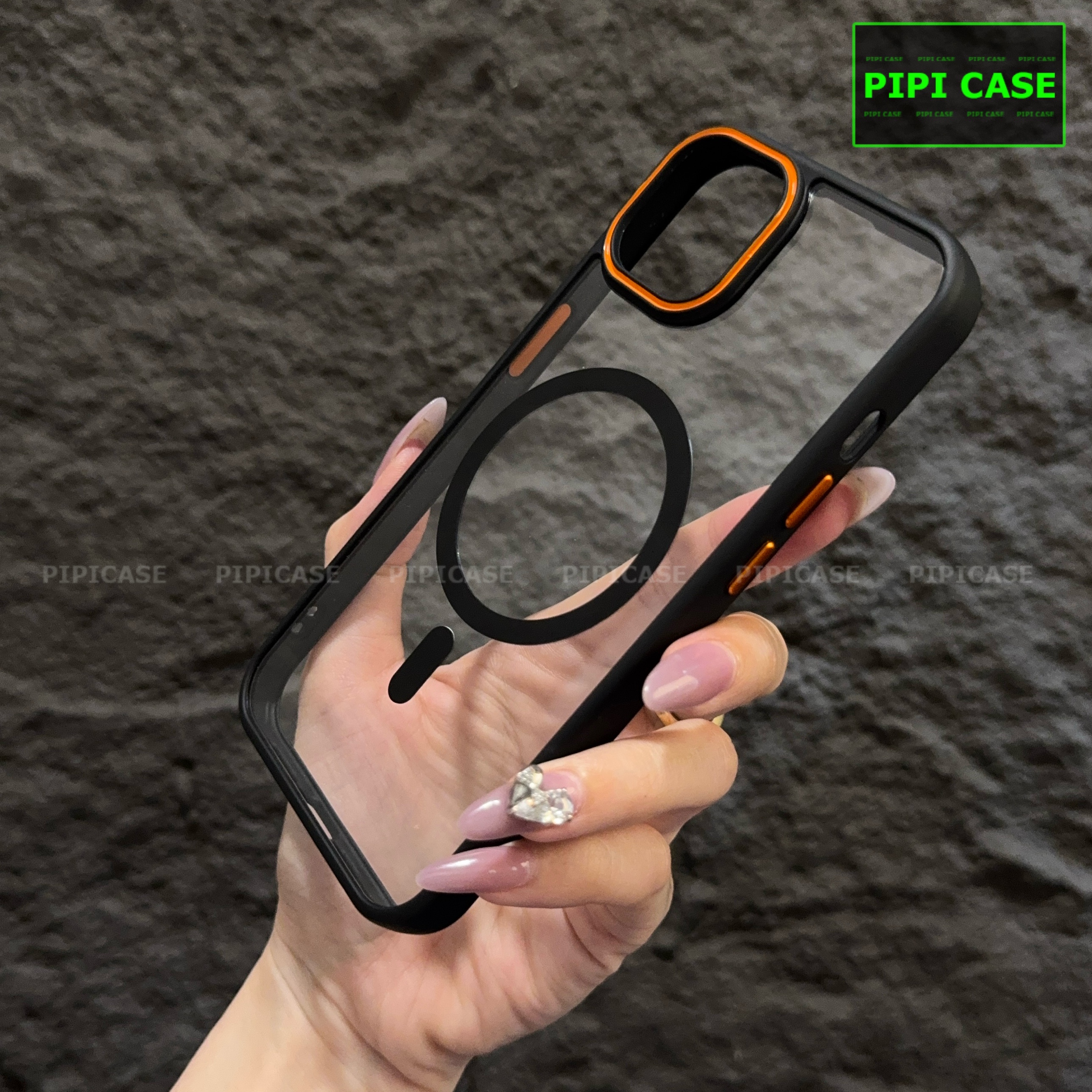 Ốp Lưng iPhone 14 Plus - KM Color - Đen_thumbnail_2