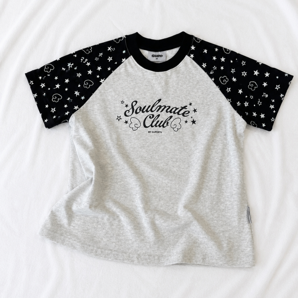 Áo 𝘽𝙖𝙗𝙮𝙩𝙚𝙚 𝙍𝙖𝙜𝙡𝙖𝙣 𝙂𝙐𝙋𝙊 𝙎𝙩𝙖𝙧𝙡𝙞𝙜𝙝𝙩 Tay Raglan In Hiệu Ứng Phối Màu Năng Động Local Brand - BBT03