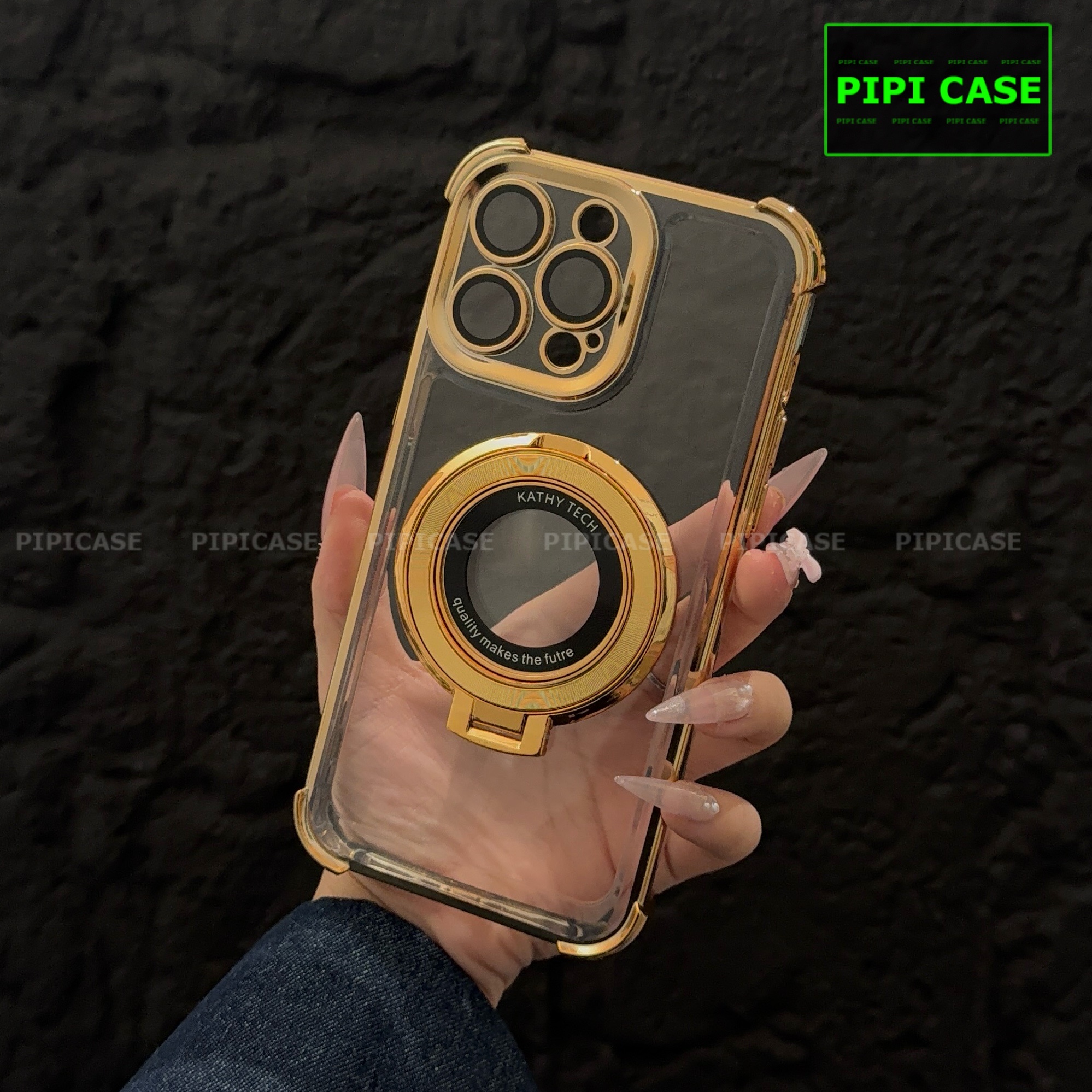 Ốp Lưng iPhone 15 Pro - Ven - Vàng_thumbnail_8