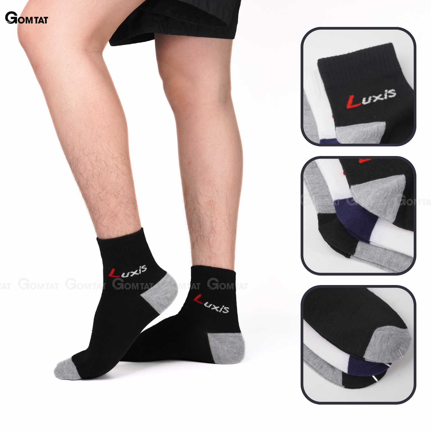 Tất cổ cao nam nữ GOMTAT cotton mềm mịn thoáng khí - LUX-S06-CB5_thumbnail_4