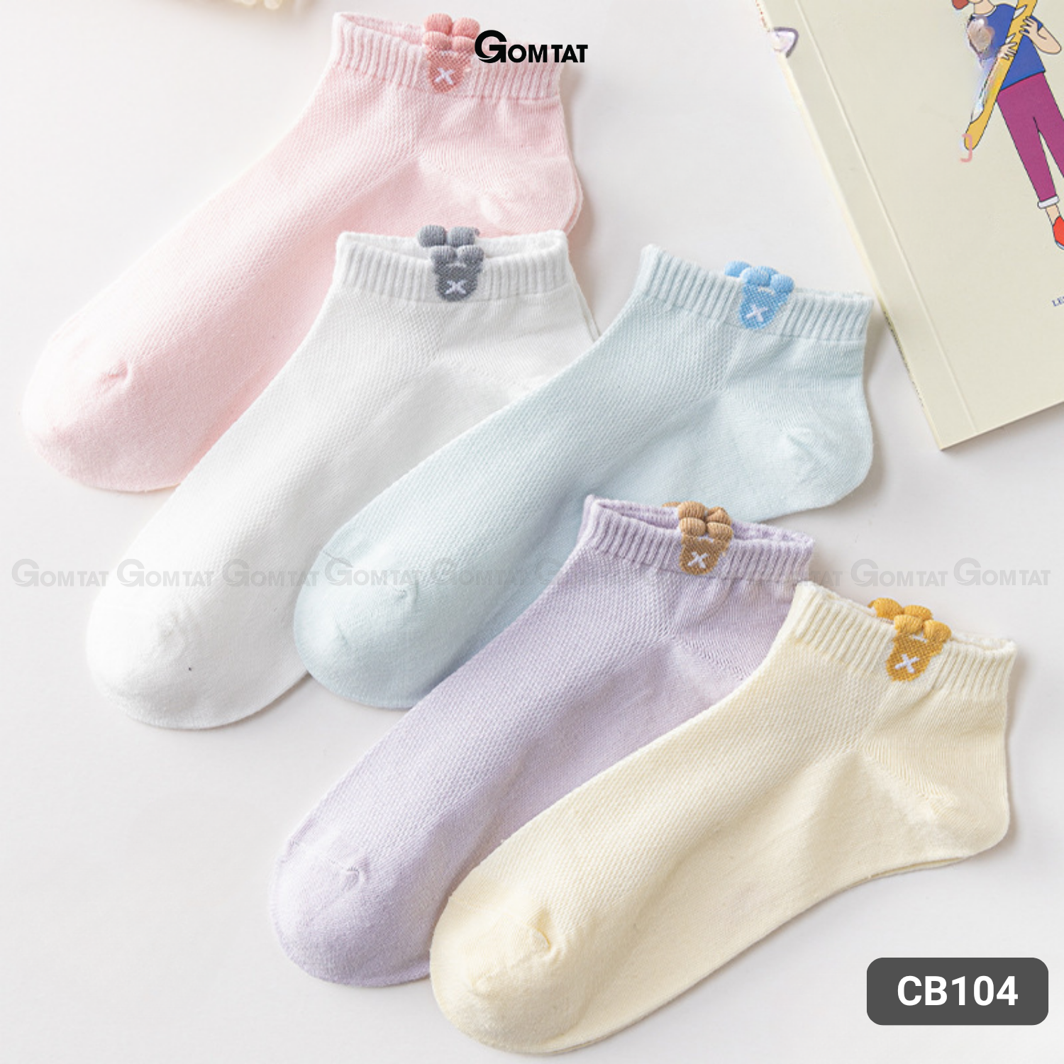 Set 5 đôi tất vớ nữ cổ ngắn UYE-CBCN_thumbnail_26