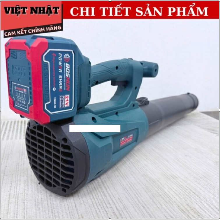 Máy thổi bụi, thổi lá dùng pin Boshun BS-RB680 - Công suất lớn 850W, chỉnh 6 cấp tốc độ, 12 cánh quạt_thumbnail_8