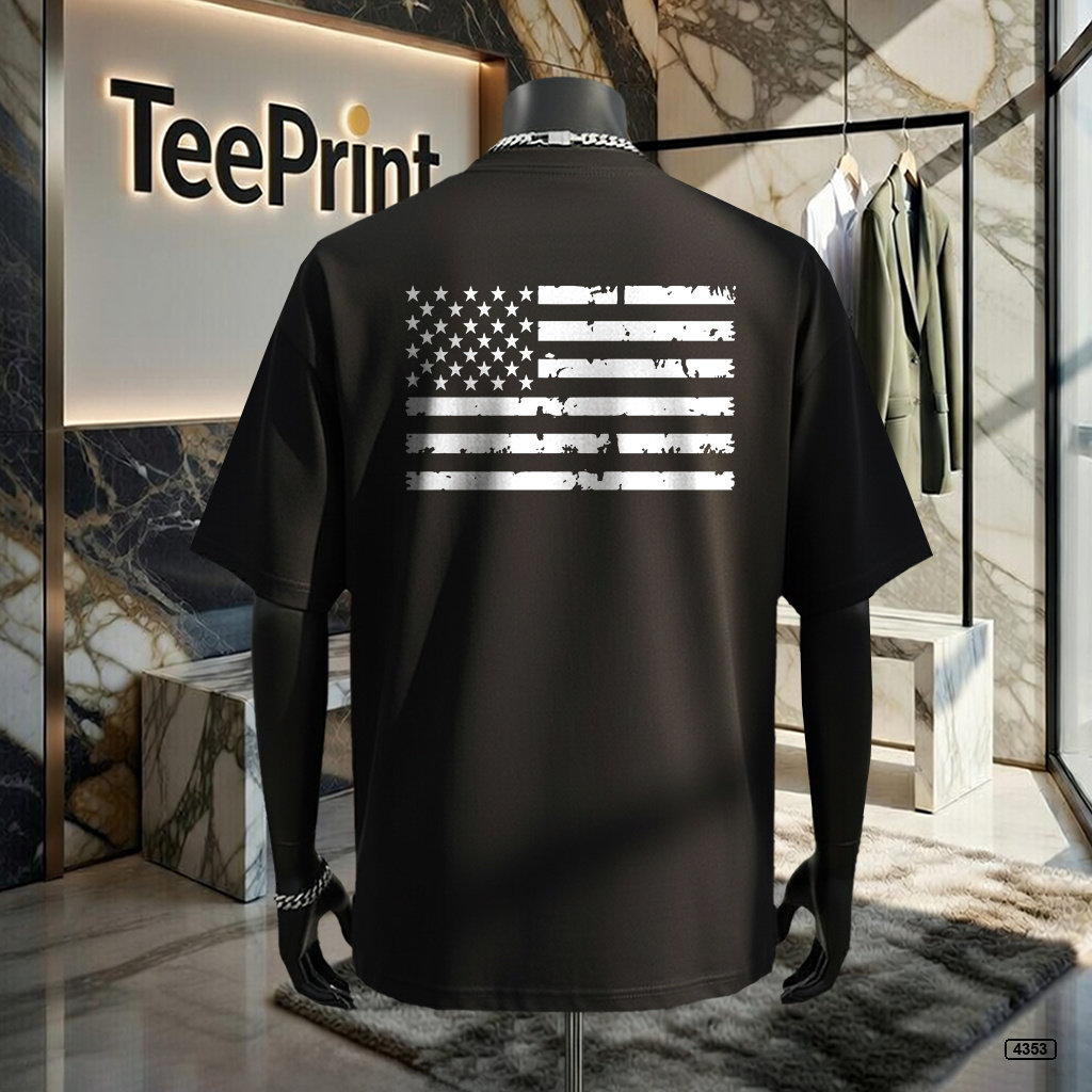 Áo thun nam form rộng Rising 88 TeePrint 4353_thumbnail_3