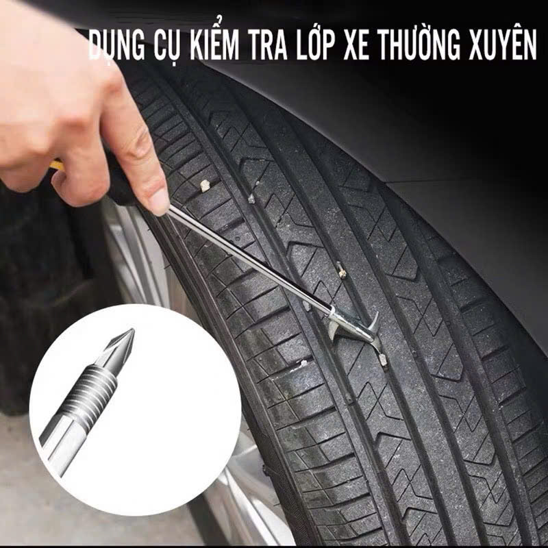 Cây Móc Đá Lốp Xe Ô Tô, Cạy Đinh Làm Sạch Rãnh Lốp_thumbnail_1
