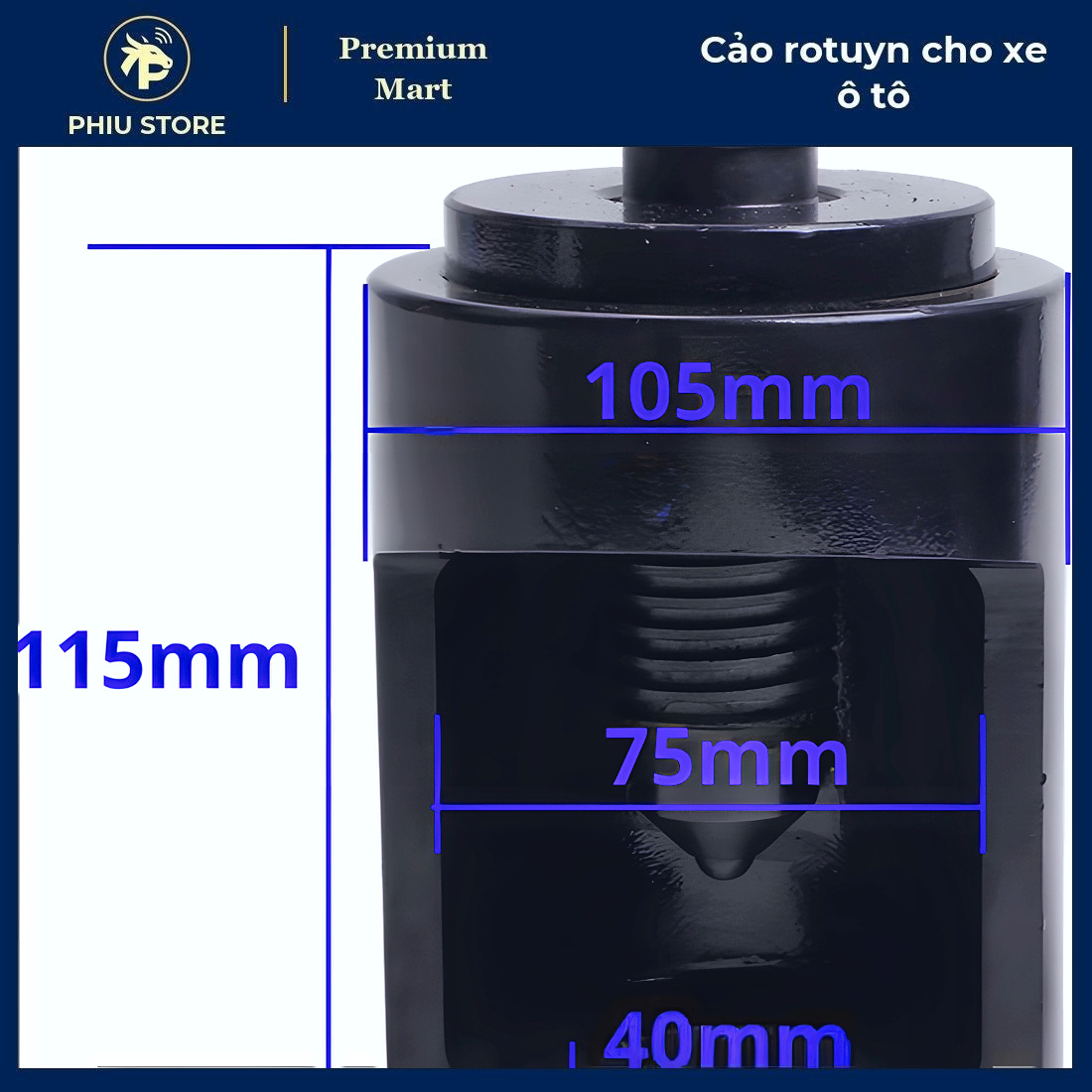 Cảo rotuyn xe tải, vam tháo rotuyn, cảo rotuyn lái ngoài, cảo rotuyn, cảo rotuyn lái, cỡ 30 36 40mm, PHIU STORE_thumbnail_2