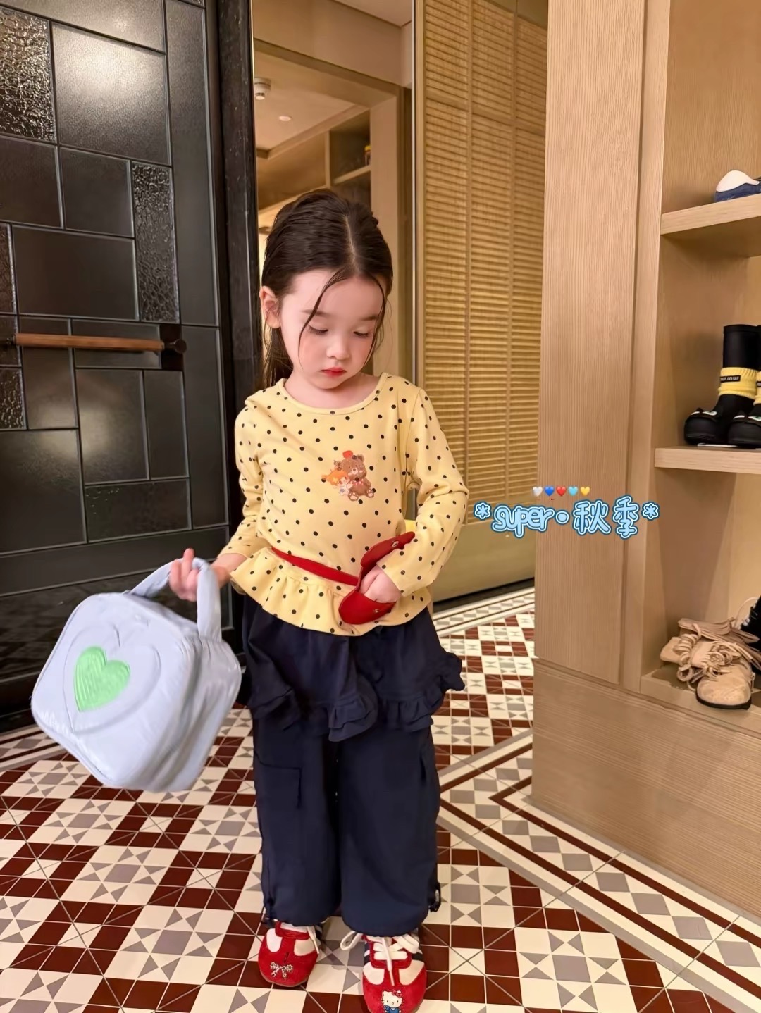MM37 - Quần thô gió màu đen hãng Minie Moon | Sz 90-130 | 63079_thumbnail_0