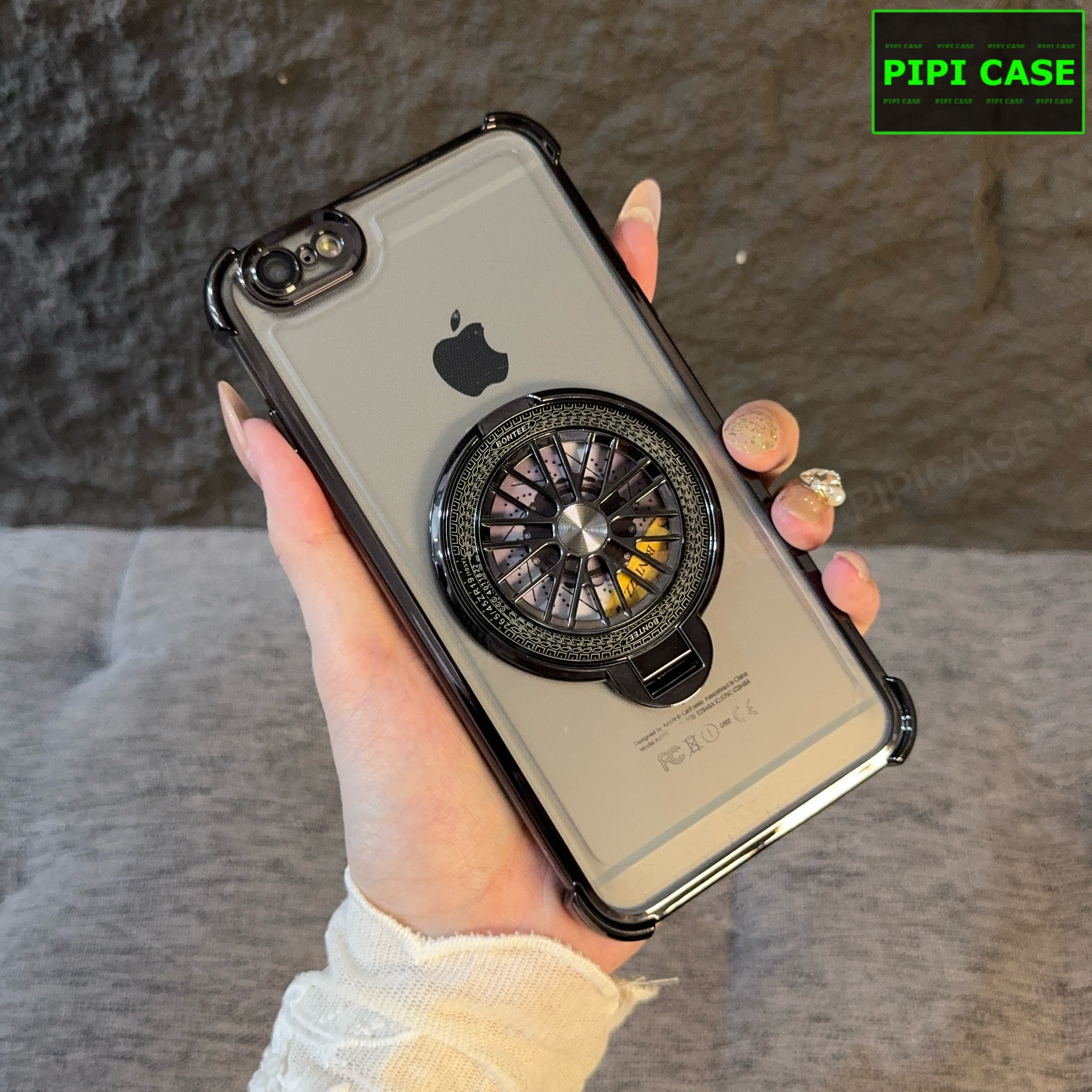 Ốp Lưng iPhone 6 Plus / 6S Plus - AB - Đen