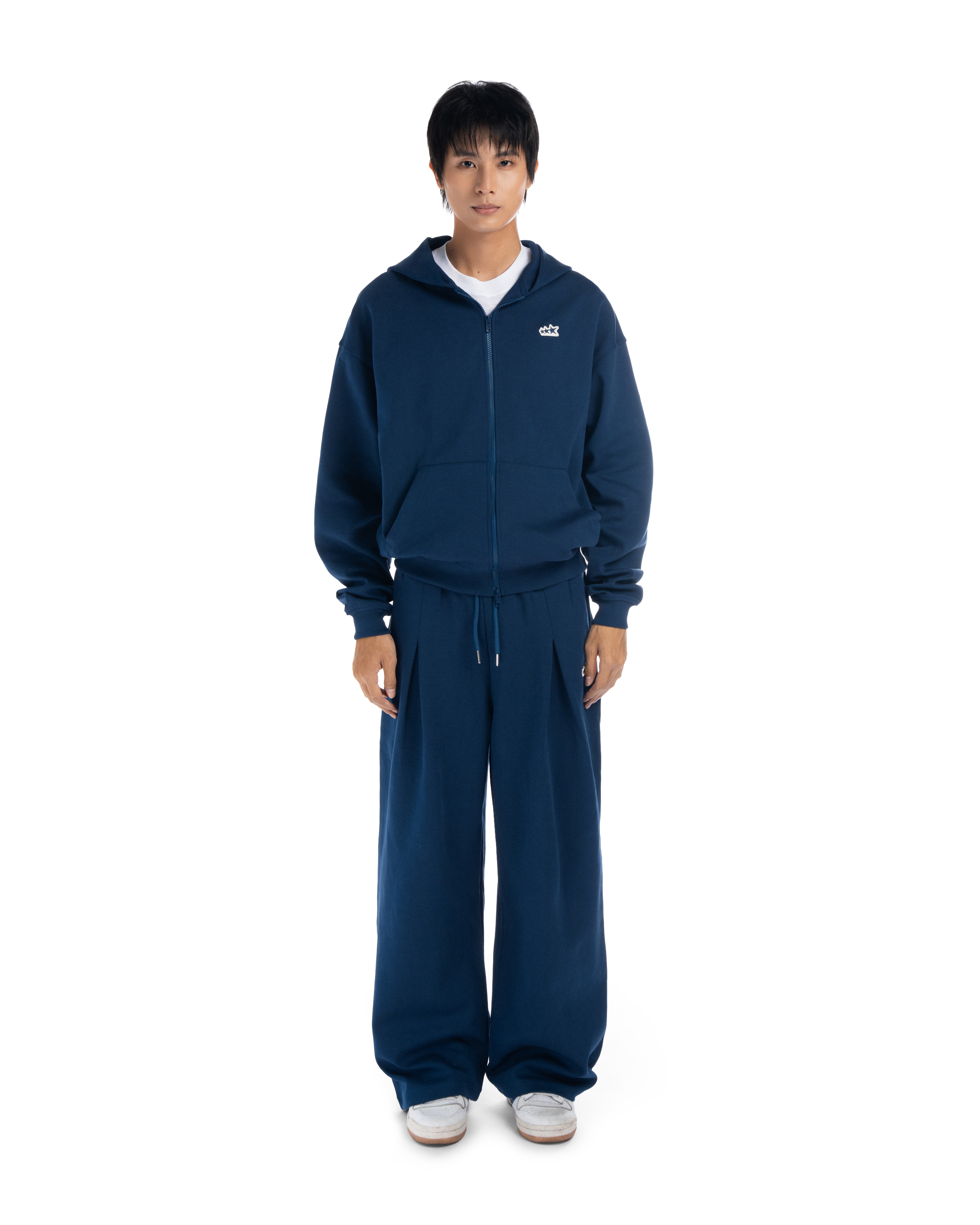 Levents® Triple Star Semi-Oversized Hoodie Zip