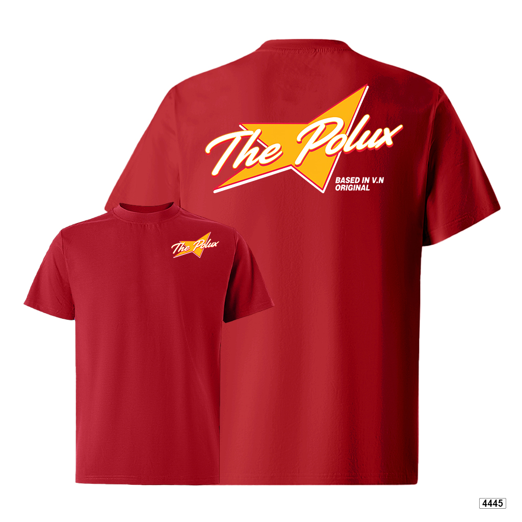 Áo thun nam form rộng logo sao đường phố Polux 4445_thumbnail_14